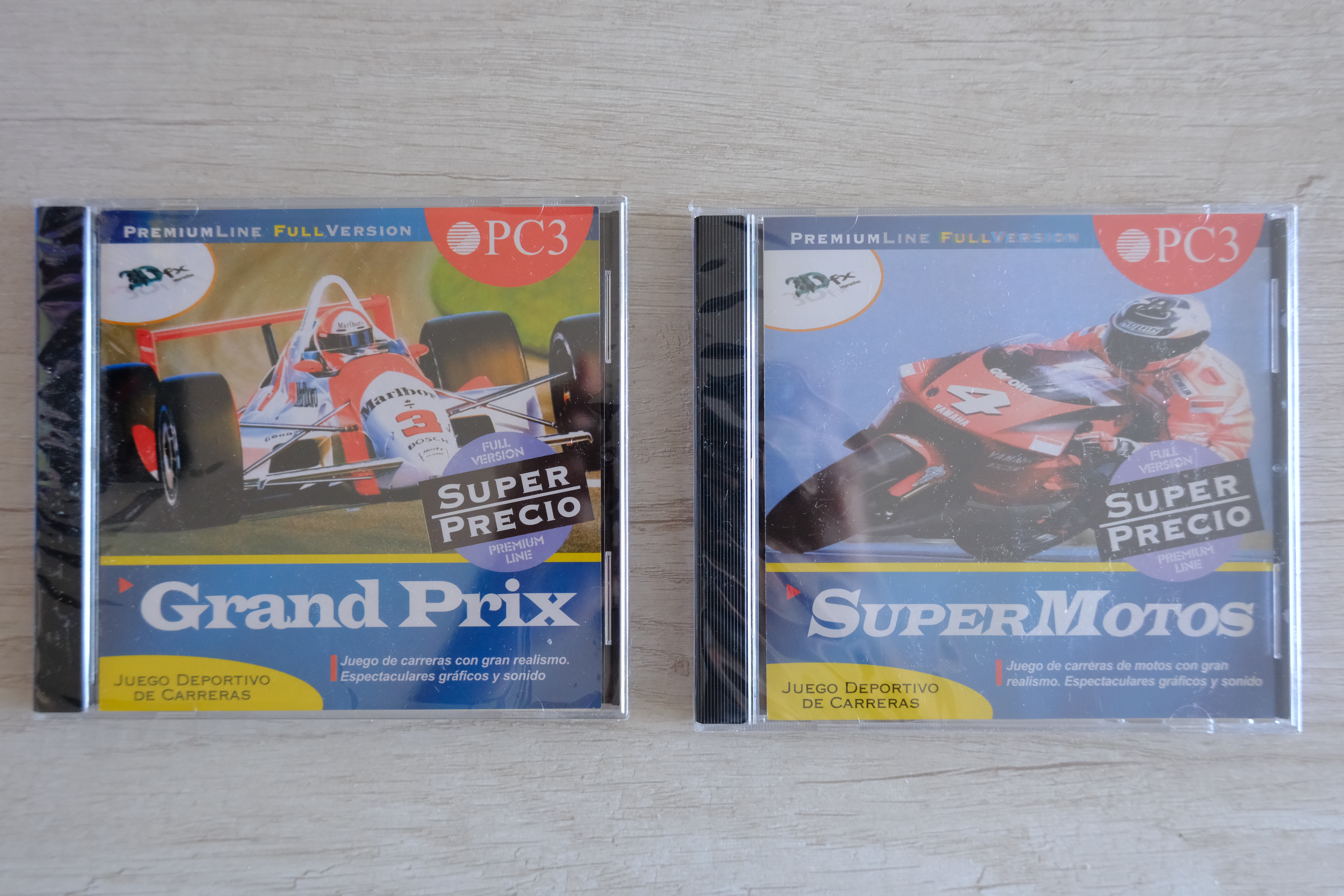2 Juegos de Carreras - PC3 Programs - CDROMs