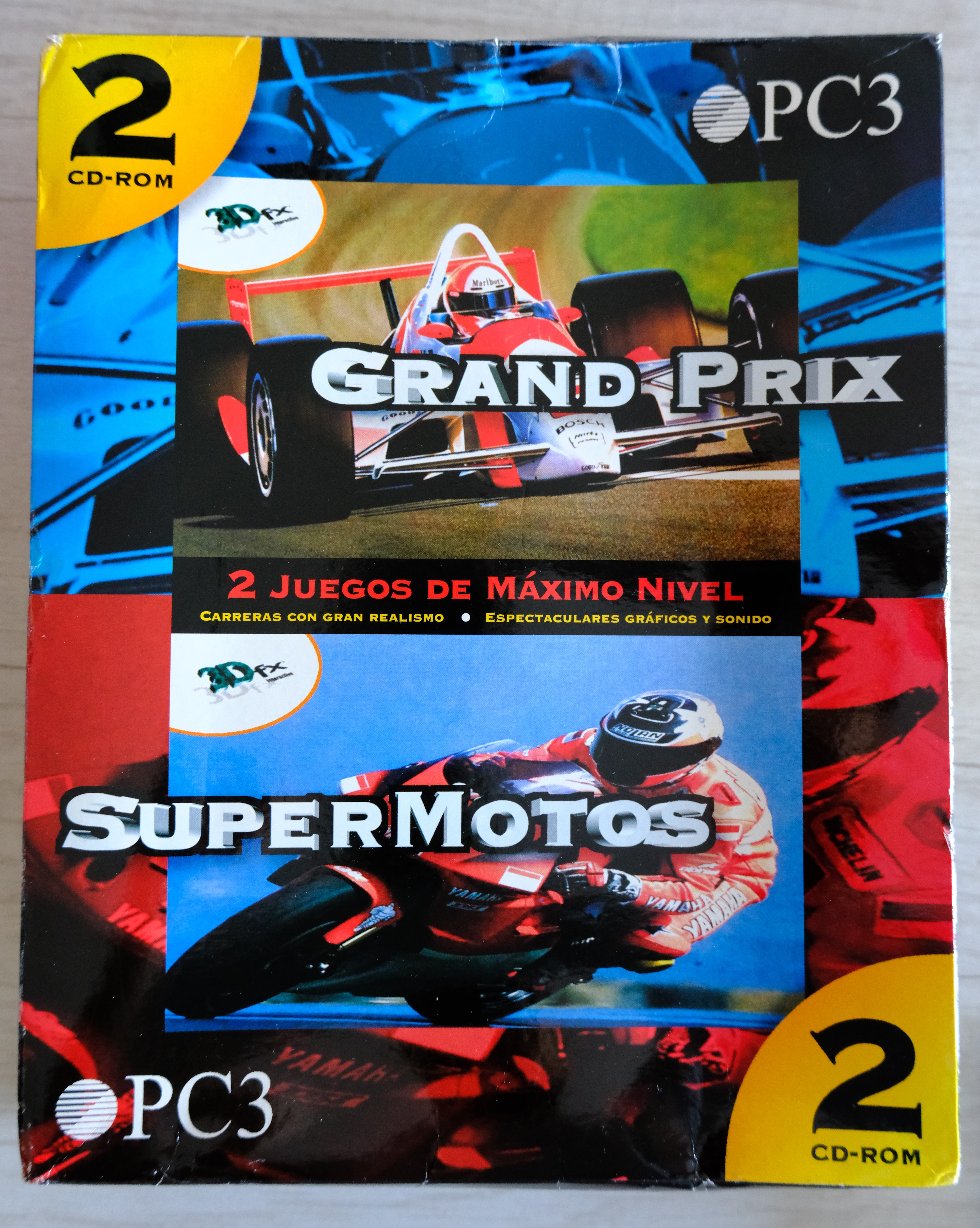2 Juegos de Carreras - PC3 Programs - Frente