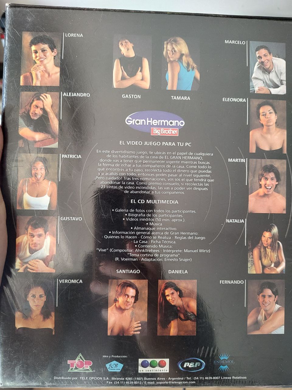 Big Box Gran Hermano Argentina dorso