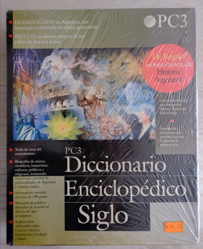 Diccionario Enciclopédico Siglo - PC3 Programs - Frente