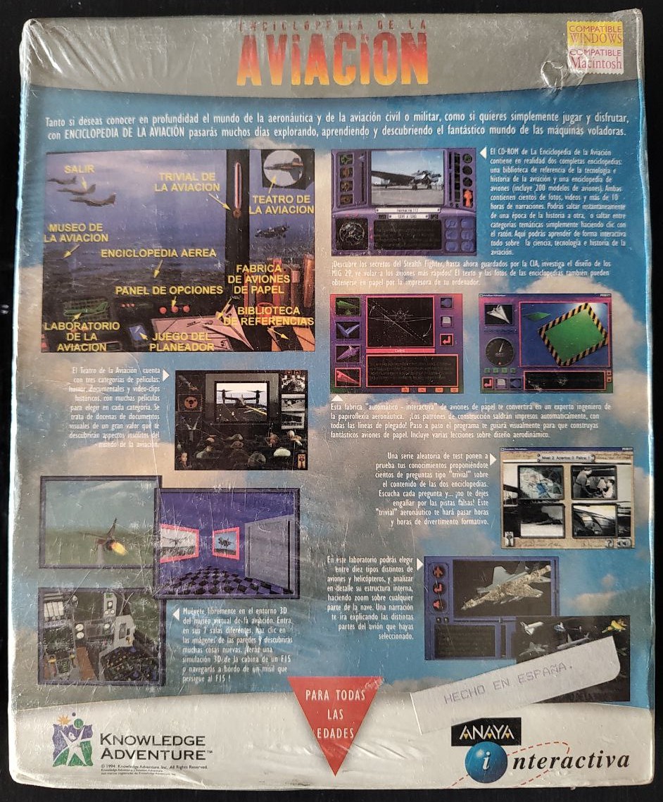 Enciclopedia de la Aviación - Hardcopy - Dorso