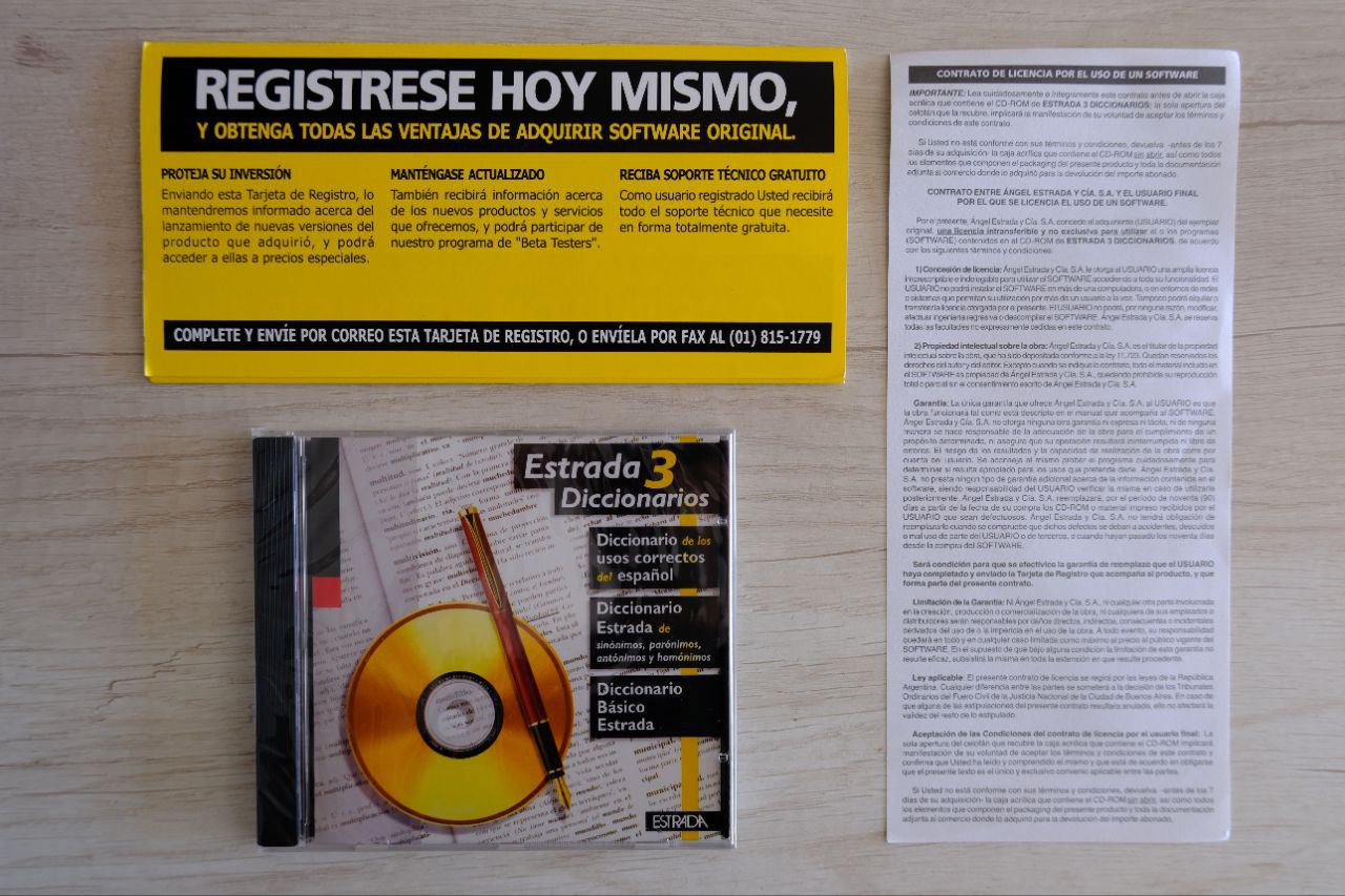 Estrada 3 Diccionarios - Contenido