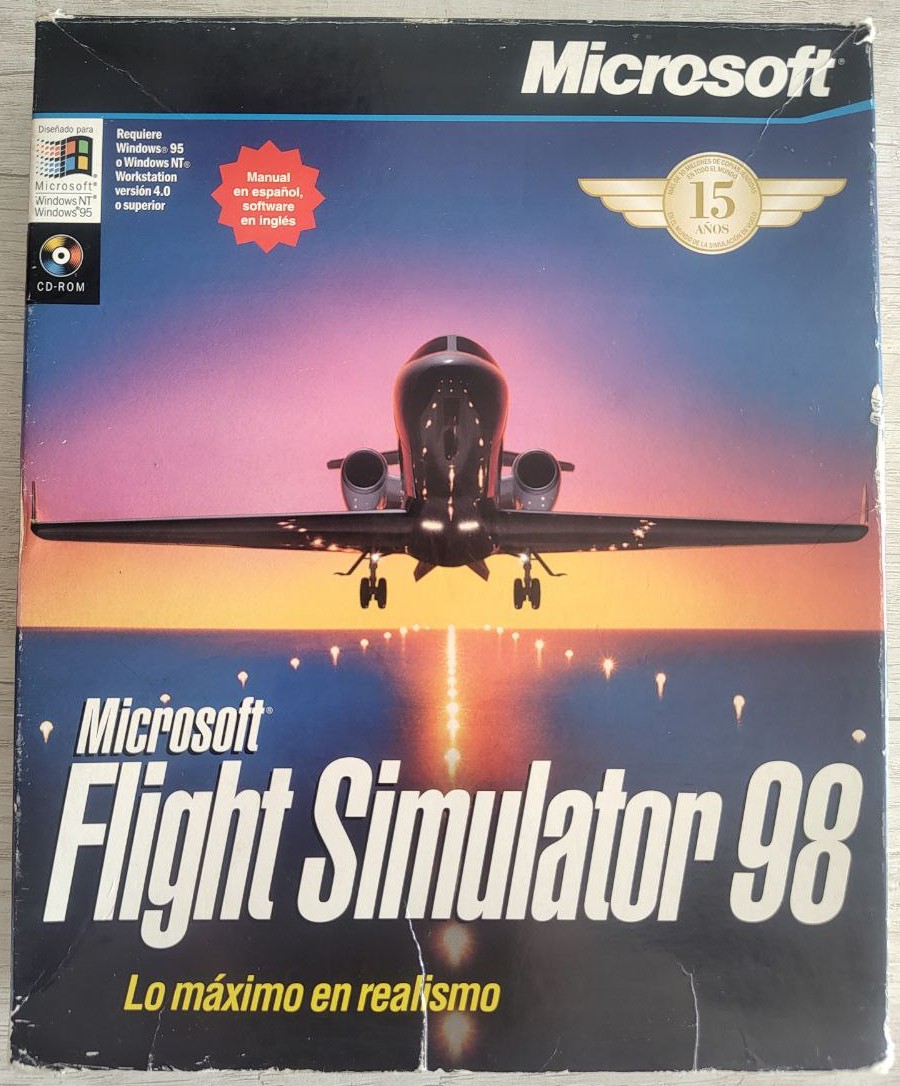 Flight Simulator 98 - Microsoft - Frente