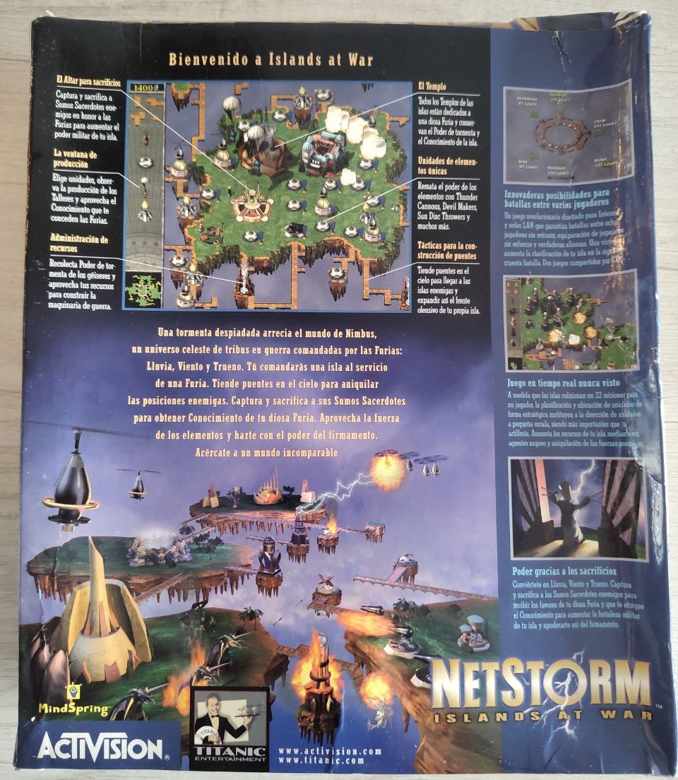 Netstorm Islands at War - Dorso