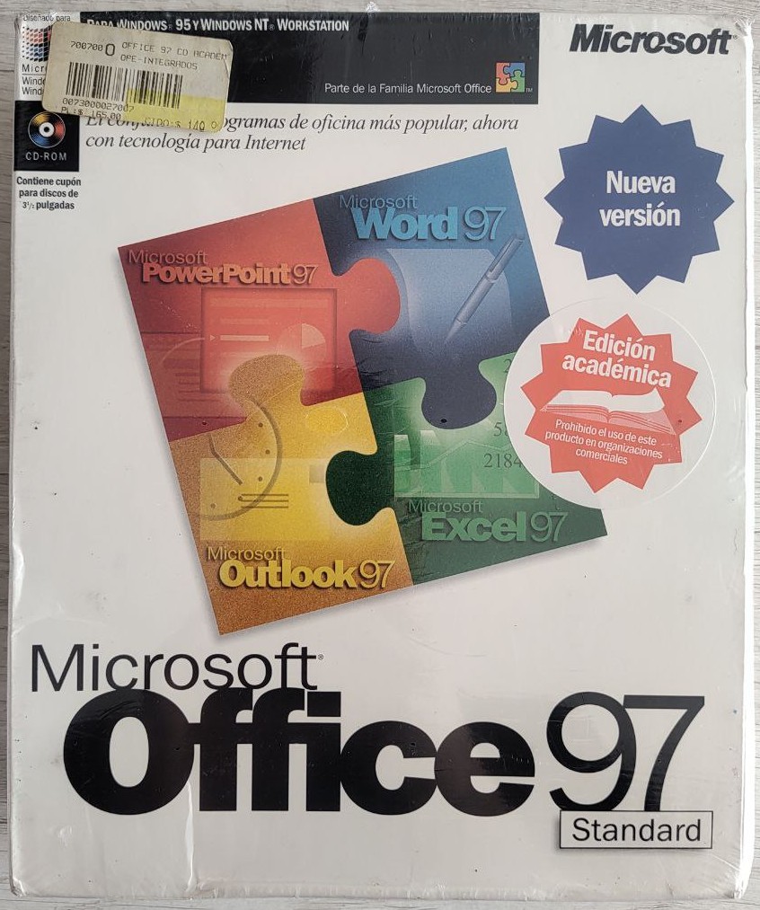 Office 97 Standard - Microsoft - Frente