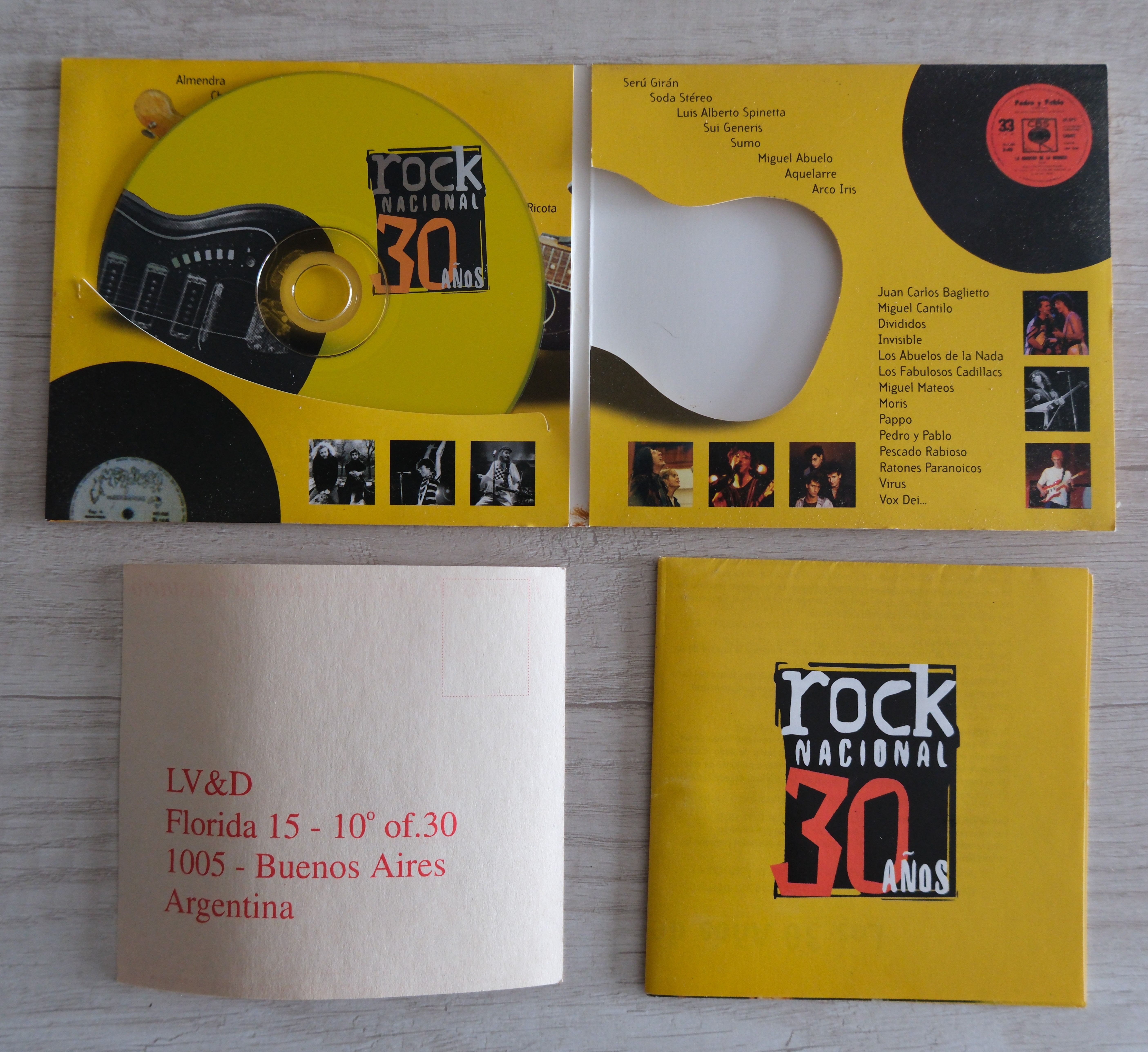 Rock Nacional 30 Años - Contenido