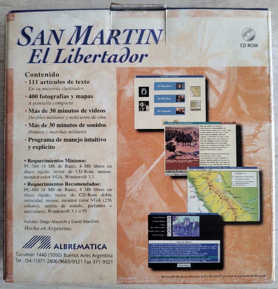 San Martín - El Libertador - Dorso