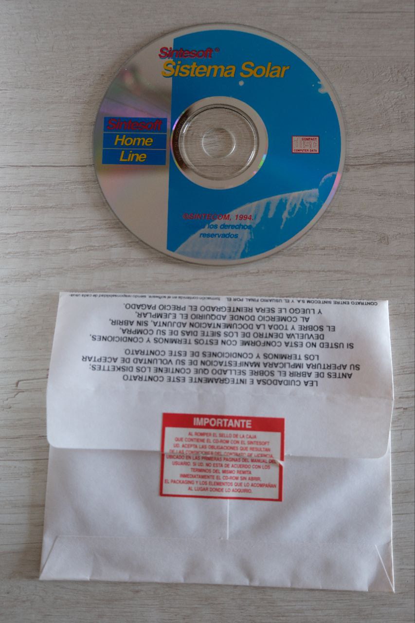 Sistema Solar - Sintesoft - CDROM