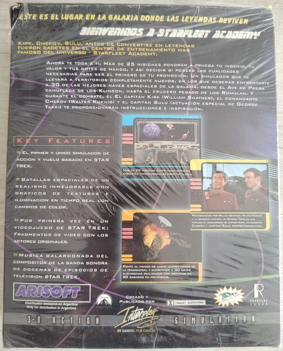 Starfleet Academy - Dorso