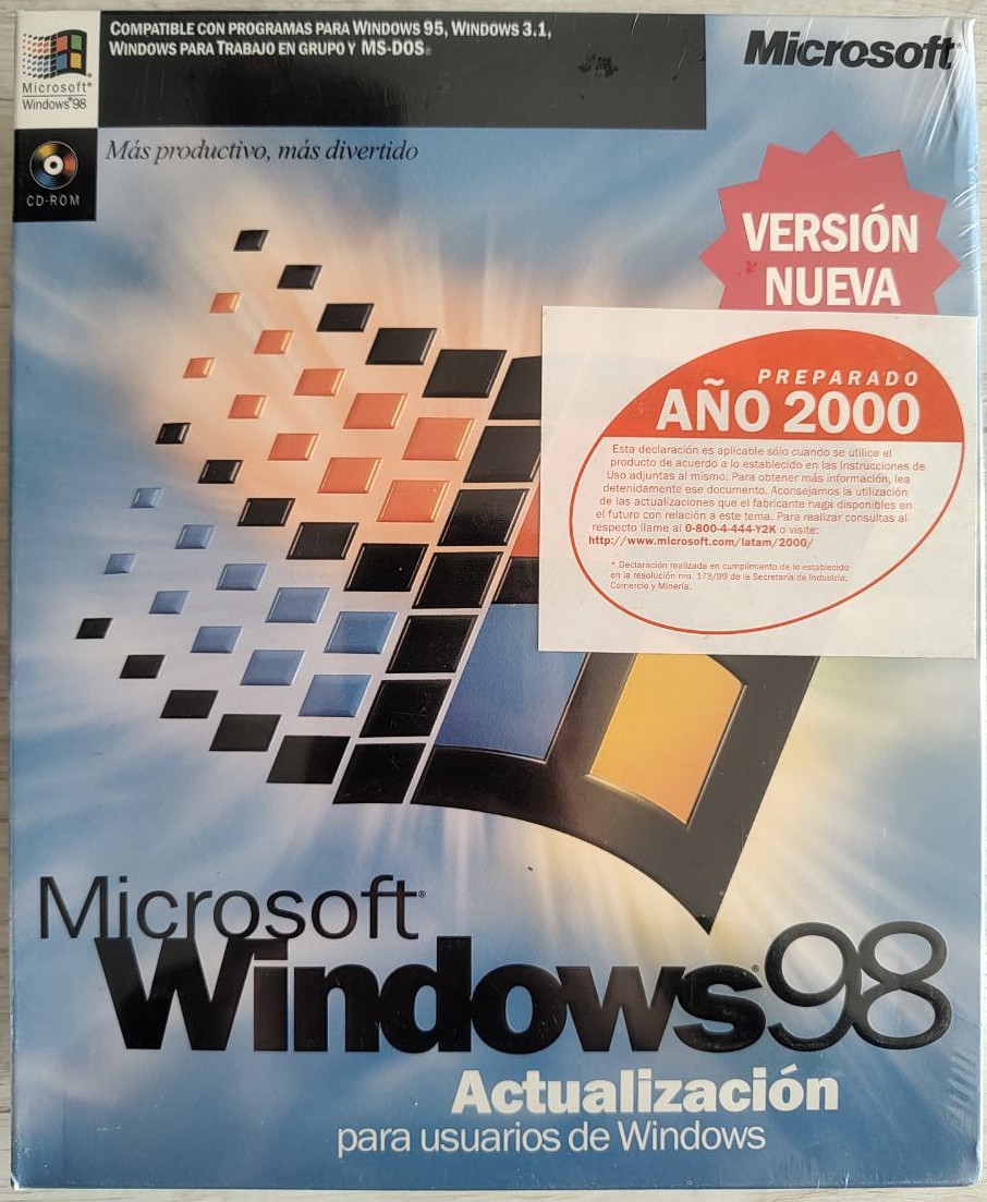 Windows 98 Actualización - Frente